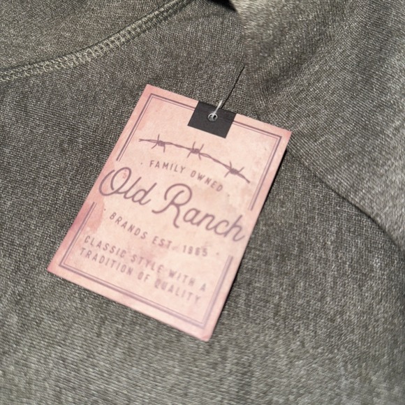 Old Ranch Men's Ozark 1/4 Zip Fleece‎ Pullover Olive Large NWT - Picture 3 of 10